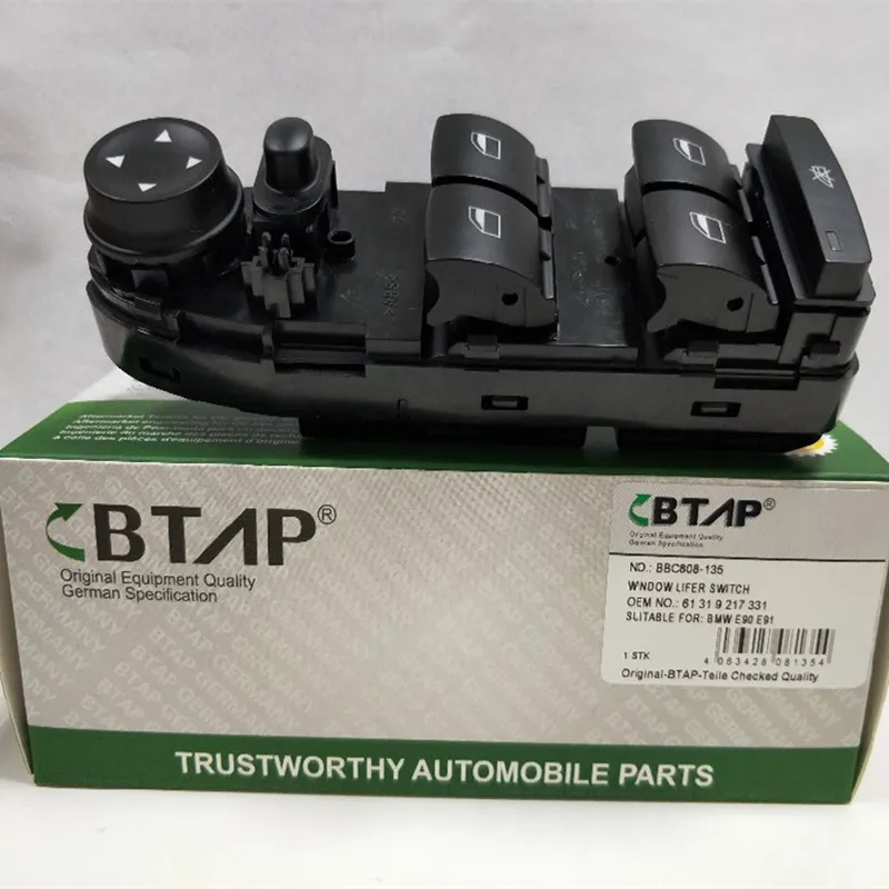 Btap 5 Pcs German Specification Righthand Drive Window Lifter Switch