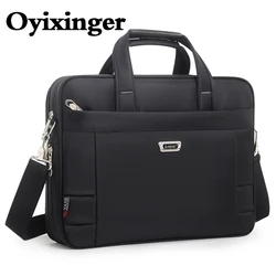 OYIXINGER Business Men Briefcase For Male Shoulder Bag Large Capacity Men's Portable Laptop Computer Bags Oxford Waterproof 2022