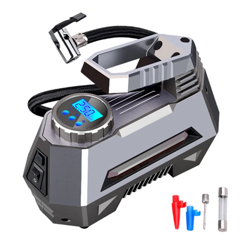 Car Air Compressor Tyre Inflator Pump Portable Digital 12V 150PSI for Bicycle Tires Balls | Автомобили и мотоциклы