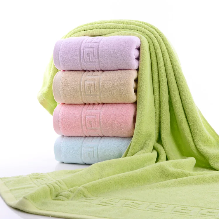 

Yaapeet 1pcs Solid Color Bath Towels for Adults Beach Towels High-absorbent Towels Quick-dry Soft Fabric Bath Stuff Towel Wrap