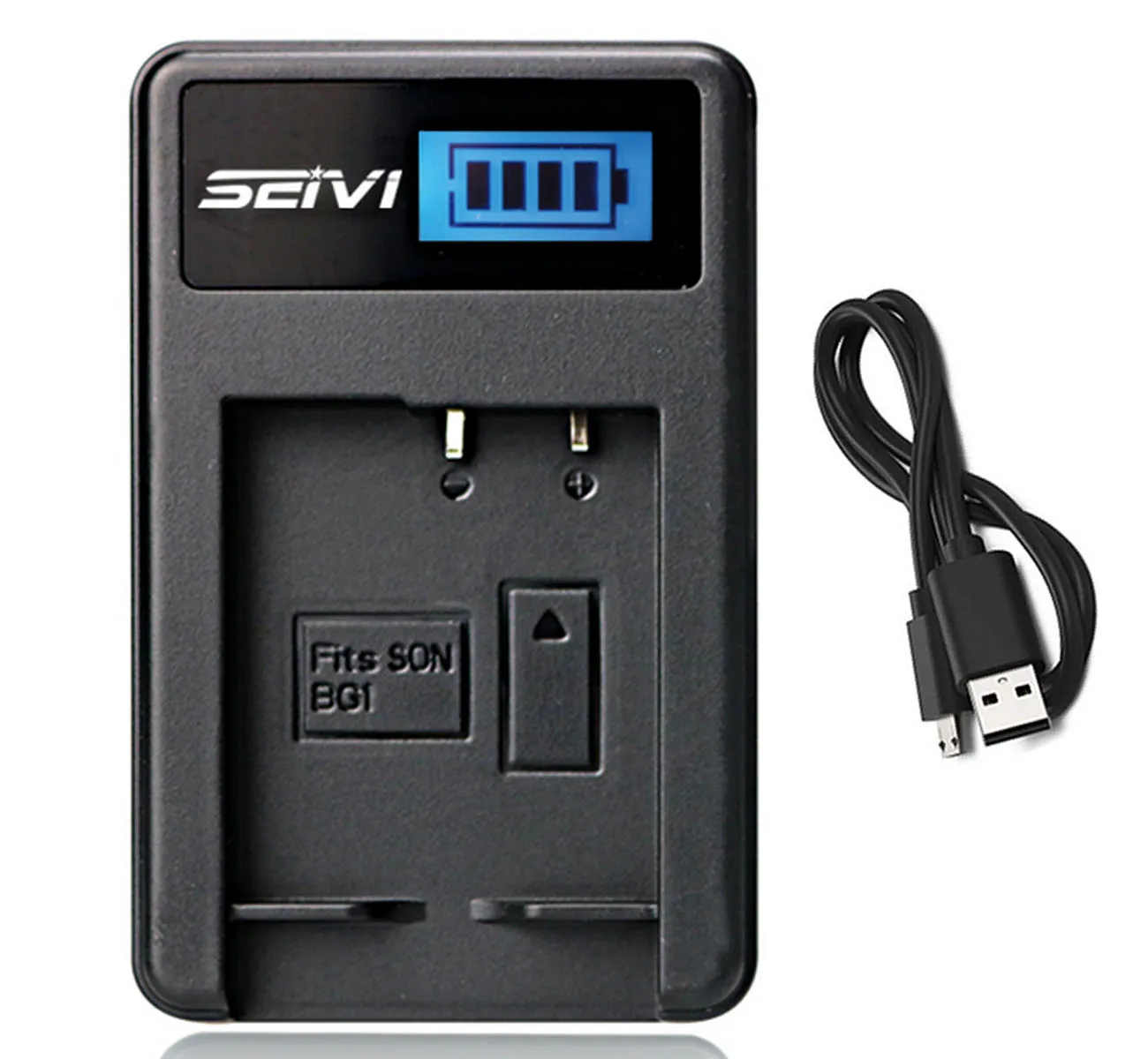 Replacement Charger for Sony Cybershot Camera Sony Cybershot DSC-W130/B Battery Charger