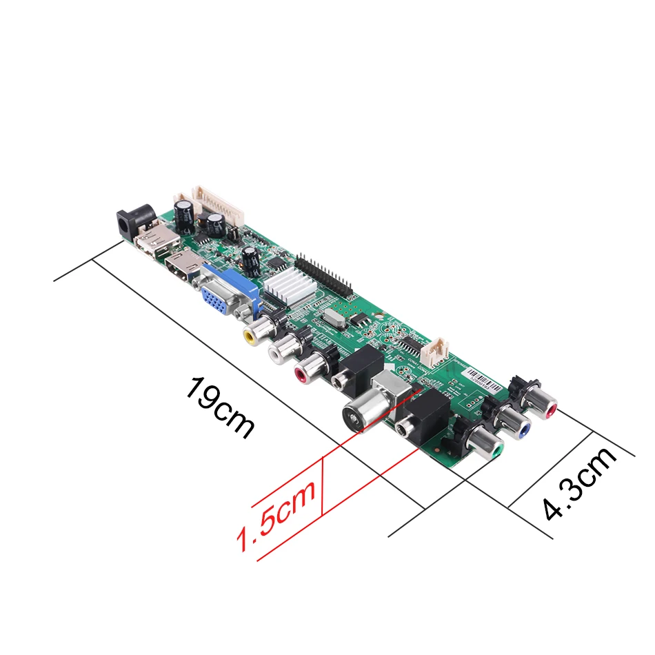 universal scaler kit 3663 TV Controller Driver Board Digital Signal DVB-C DVB-T2 DVB-T Universal LCD UPGRADE