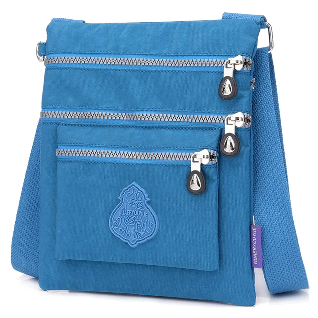 Женская модная однотонная нейлоновая сумка на плечо Водонепроницаемая элегантная сумка для ежедневных покупок женская сумка Bolsa дорожная сумка#45
