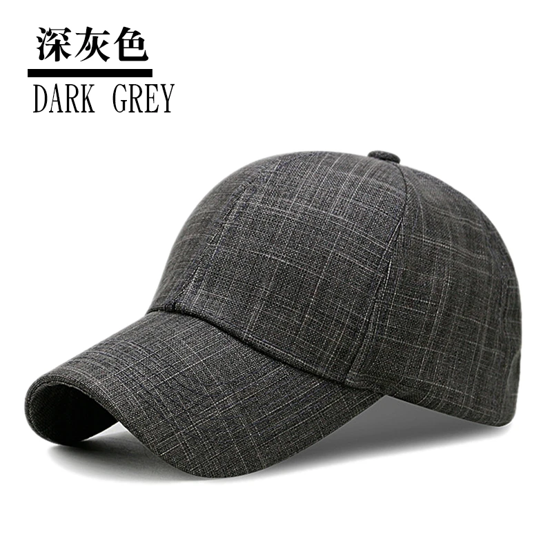 

Cotton and Linen Baseball Cap Adult Summer Cool Sun Hats Men and Women Fashion Sport Cap 55-60cm