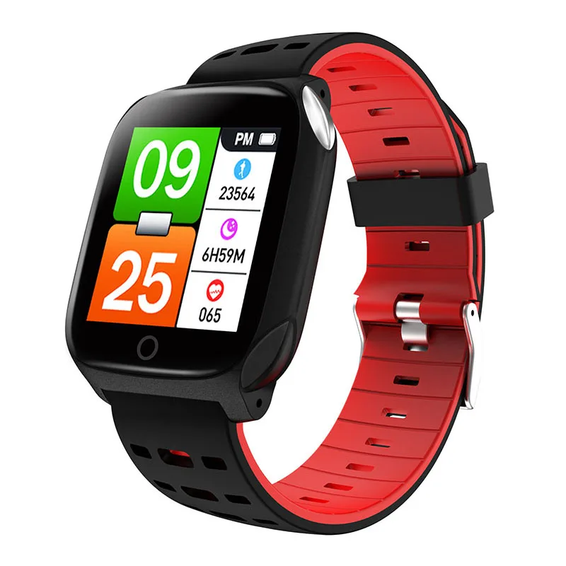 Умный браслет здоровье браслет ЭКГ PPG мониторинг кровяного давления часы Смарт-Браслет Сна Фитнес-трекер умные часы для мужчин и женщин - Цвет: Red Smart Bracelet