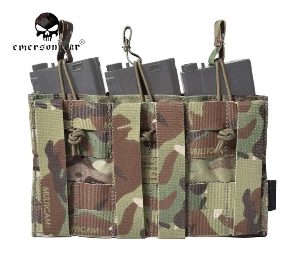 Сумка журнал Emersongear 5 56 тройная Боевая сумка с открытым верхом M6356|emersongear magazin|magazine