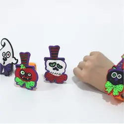 СВЕТОДИОДНЫЙ мигающий свет браслет светящийся браслет для Хэллоуина бара светящийся браслет люминесцентные игрушки для детей