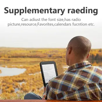 

Durable Mini 6 inch E-Book Reader E-Ink Screen 8GB Electronic Paper Book with Front Light Support TF Card Employee Benefits Gift