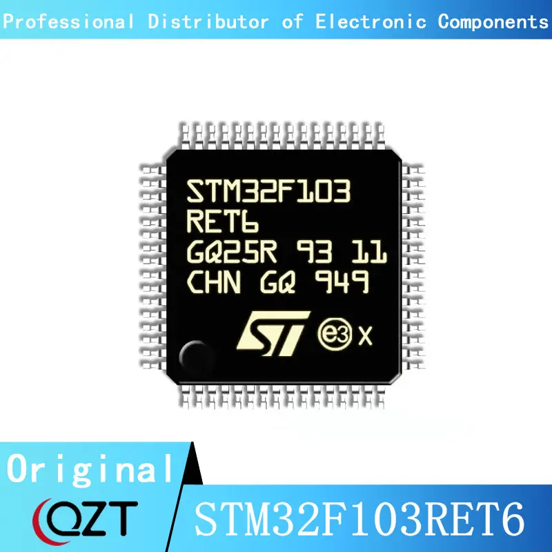 10pcs/lot STM32F103 STM32F103RE STM32F103RET6 LQFP-64 Microcontroller chip New spot