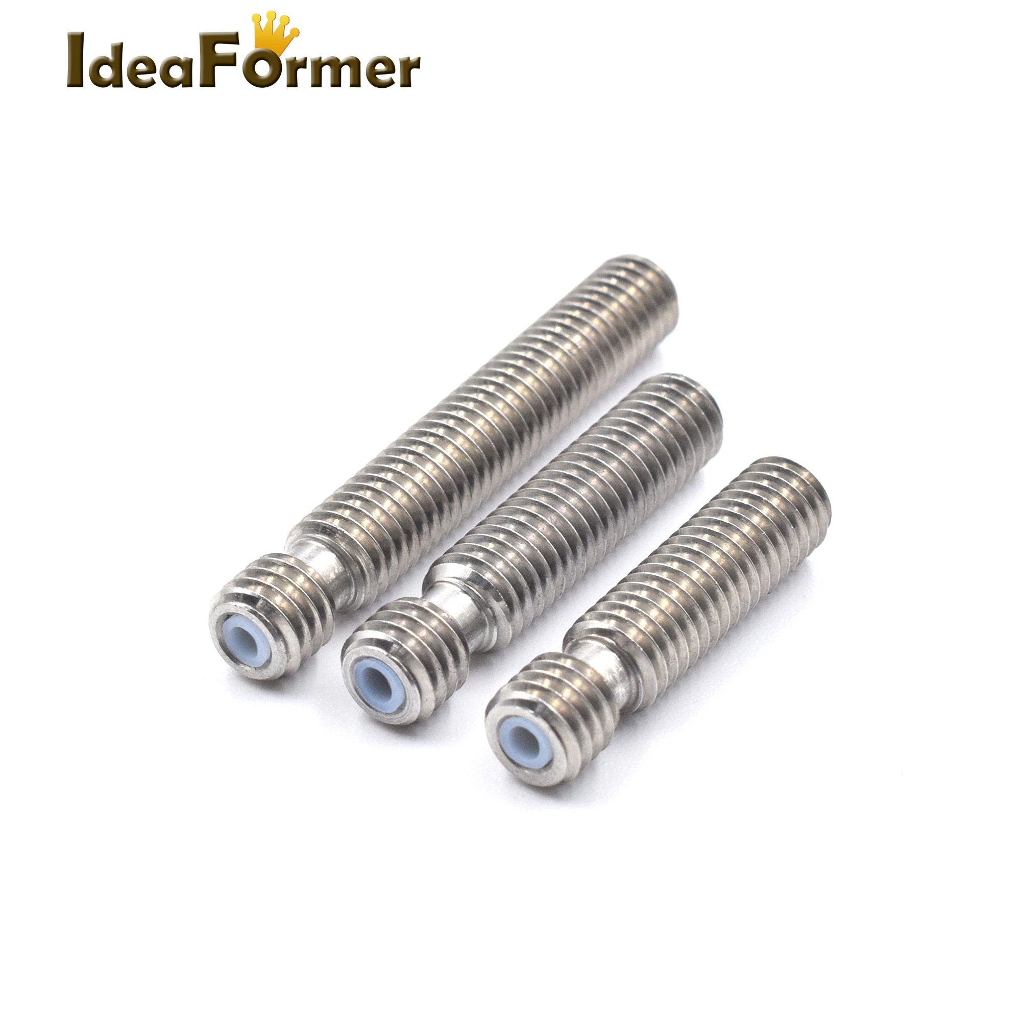 2Pcs 3D Printer Parts RepRap V5 J-head M6*26 mm 30 40 heat break Throat With PTFE tube For 1.75mm Filament | Компьютеры и офис