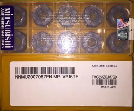 Mitsubishi квадратный ЧПУ Инструменты NNMU200708ZEN-MP VP15TF 10 шт./лот внешний токарный станок резаки Mitsubishi Квадратные ЧПУ Инструменты