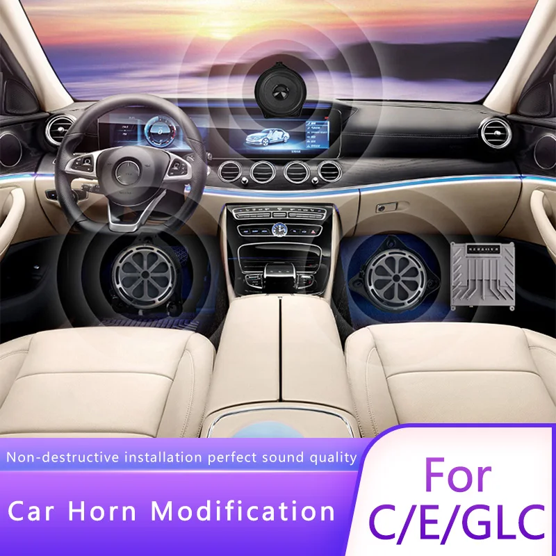 

For Mercedes-Benz car audio new E-class w213 C-class w205 C200L GLC260L x253 woofer dsp amplifier audio processor