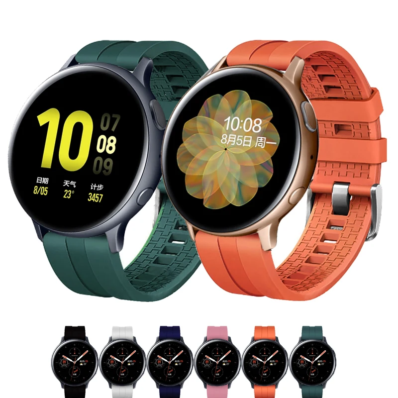 Galaxy watch 46 мм для samsung gear S3 Frontier замена силиконовый браслет ремень 22 ремешок