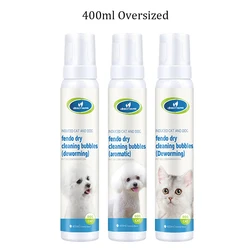 400ml Dry Cleaning For Cats And Dogs Pet Mousse Cleansing Foam Flavoring Sterilization Deworming Free Shipping Customizable
