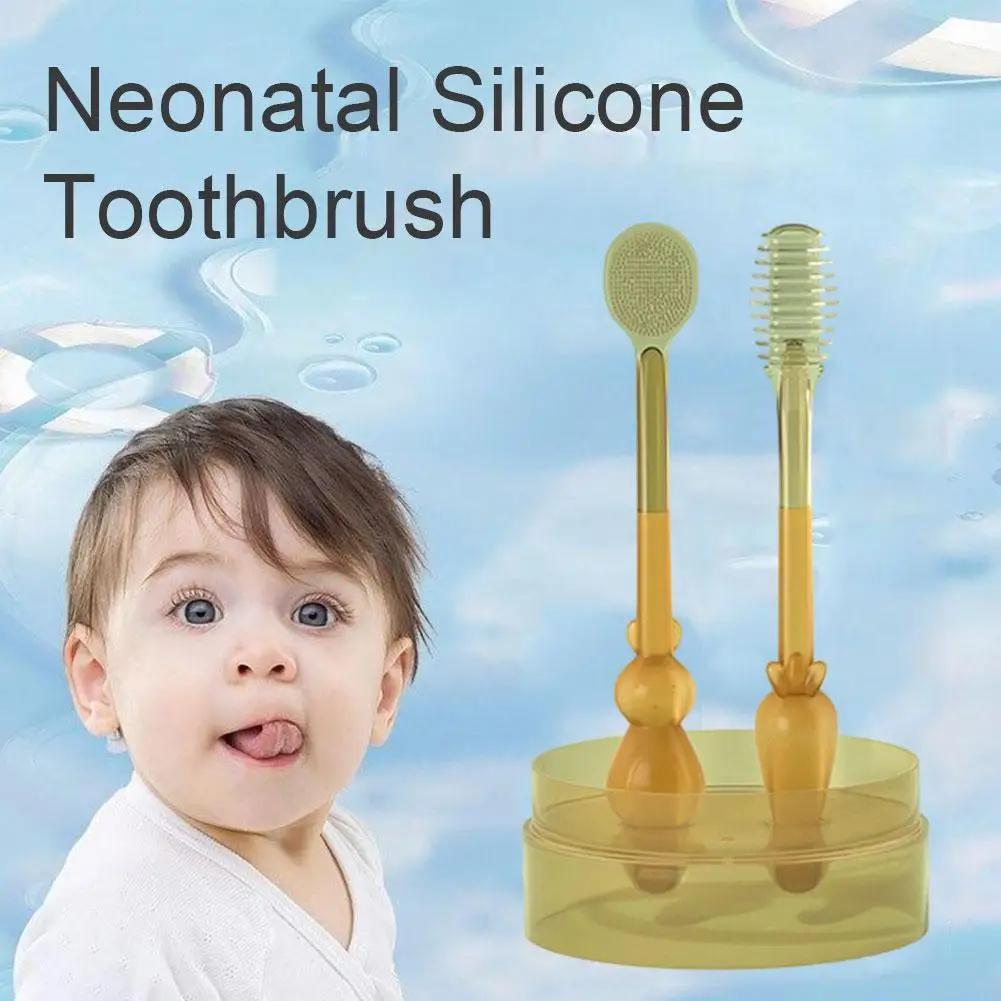 Детская Силиконовая зубная щетка для новорожденных | Мать и ребенок