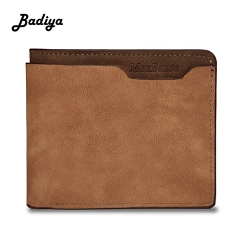 

Vintage Men Wallet Multi-card Slots Credit Card Holder Multfunction Waterproof Matte Leather Short Clutch Bag Male Coin Pocket
