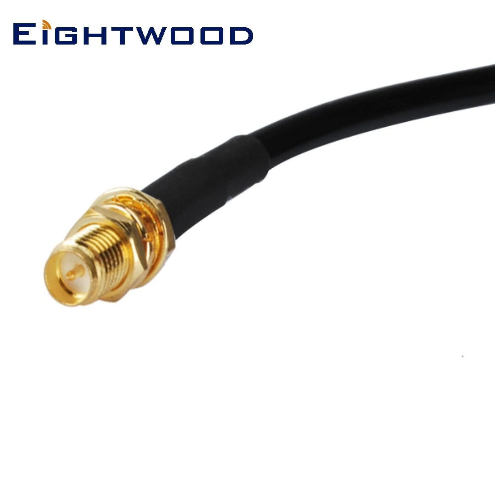 Eightwood RP-SMA мужчина к RP-TNC Женский Соединительный кабель LMR195 20 см для антенна Wi-Fi точка доступа усилитель AP повторитель роутера усилитель