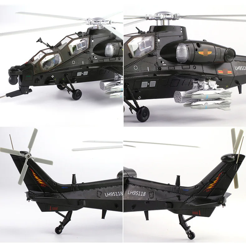 

Cadeve 1: 48 Z-10 Armed Helicopter Airplane Ten Alloy Models 685003 Separate Boxed