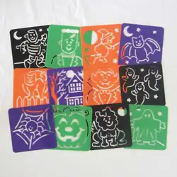 Children Puzzle Early Painting Haunted House Drawing Board Splastic Paint Learning Notebook/coloring Notebook Special Offer 2021