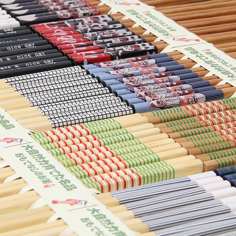 5 пар набор деревянных палочек для еды ручной работы из японского натурального дерева набор палочек для суши Китайские Пищевые Инструменты подарок детские палочки для еды