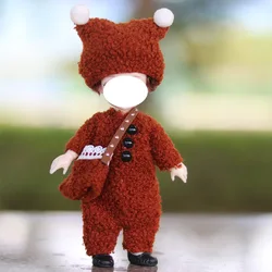 Bjd – vêtements de poupée, 16/17 Cm, 8 Points, 6 pouces, oreilles de lapin, Costume avec jupe de coiffure, jouet, nouvelle collection 