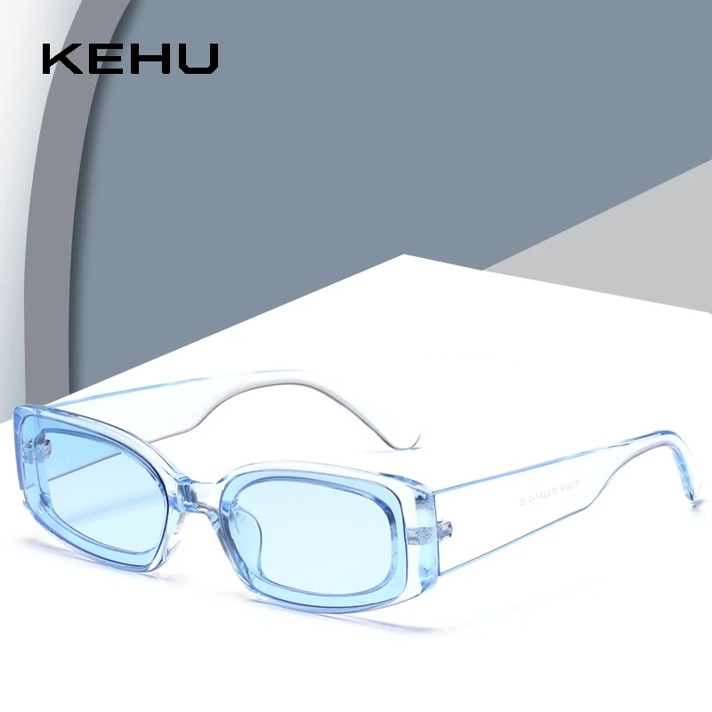 KEHU яркие цвета подходящие солнцезащитные очки для женщин модные маленькие
