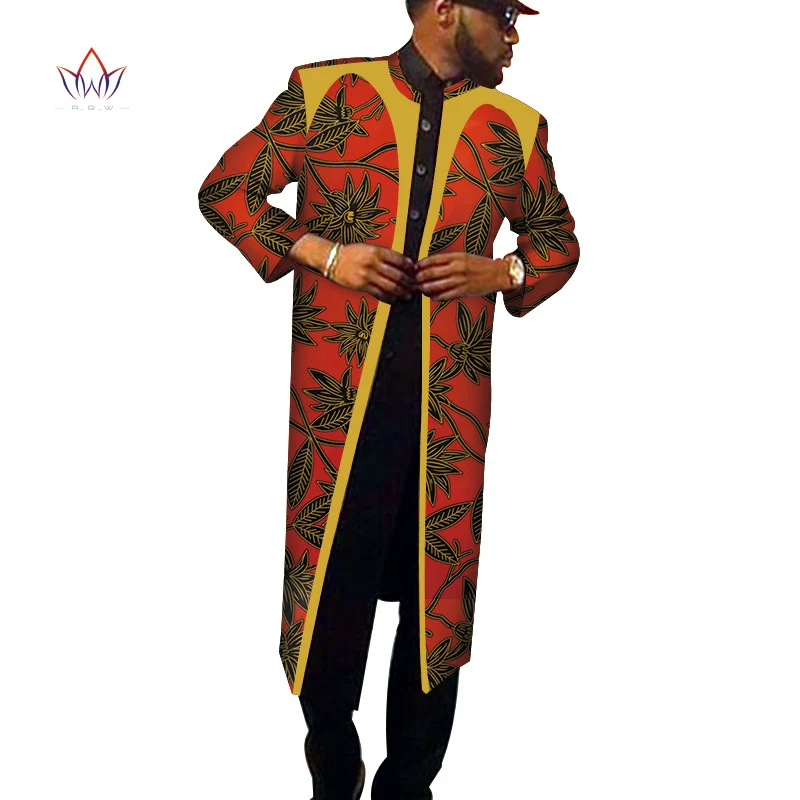 Новинка хлопок Дашики африканская одежда для мужчин Длинный топ рубашки Базен Riche мужские рубашки традиционная африканская Дизайнерская одежда WYN789 - Цвет: 8