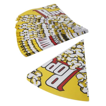 

100pcs /pack Popcorn Paper Bag Popcorn Bag Food Safe Party Favor Paper Bags Best Gift Bag