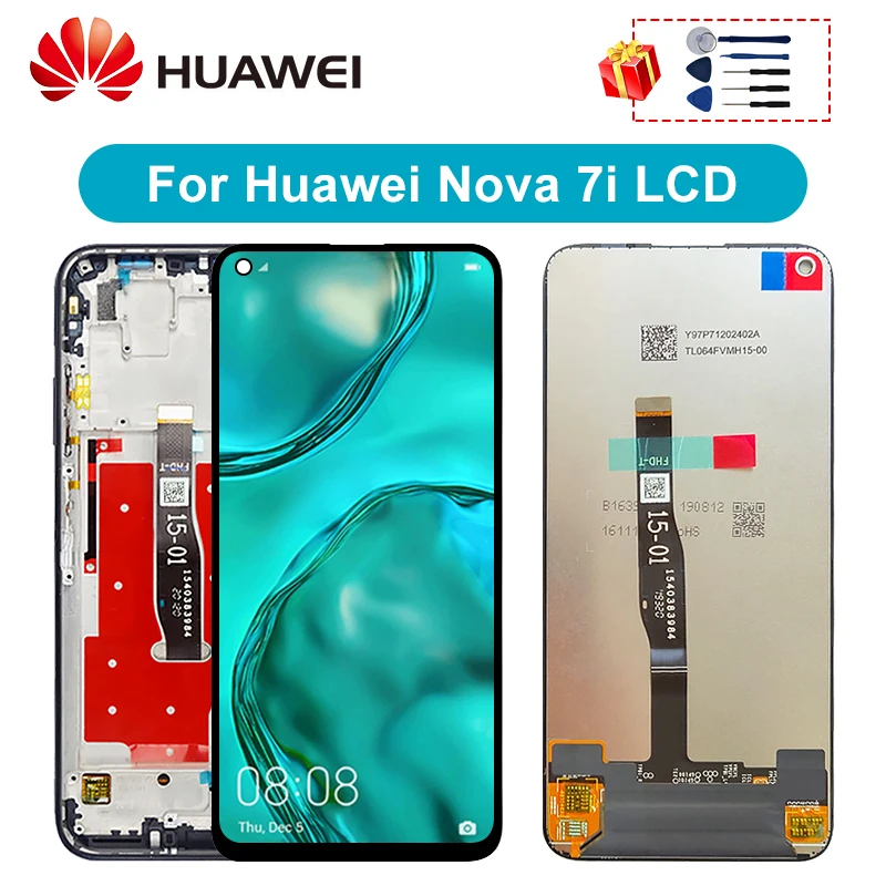 Оригинальный ЖК дисплей для HUAWEI Nova 7i цифровой преобразователь сенсорного экрана