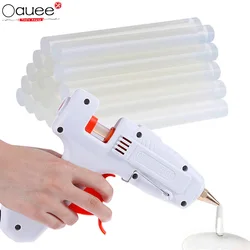 80w 120w pistola de cola de derretimento quente com 11*200mm cola vara diy mini armas adesivo vara ferramentas de pistola de cola quente para casa ferramenta de calor