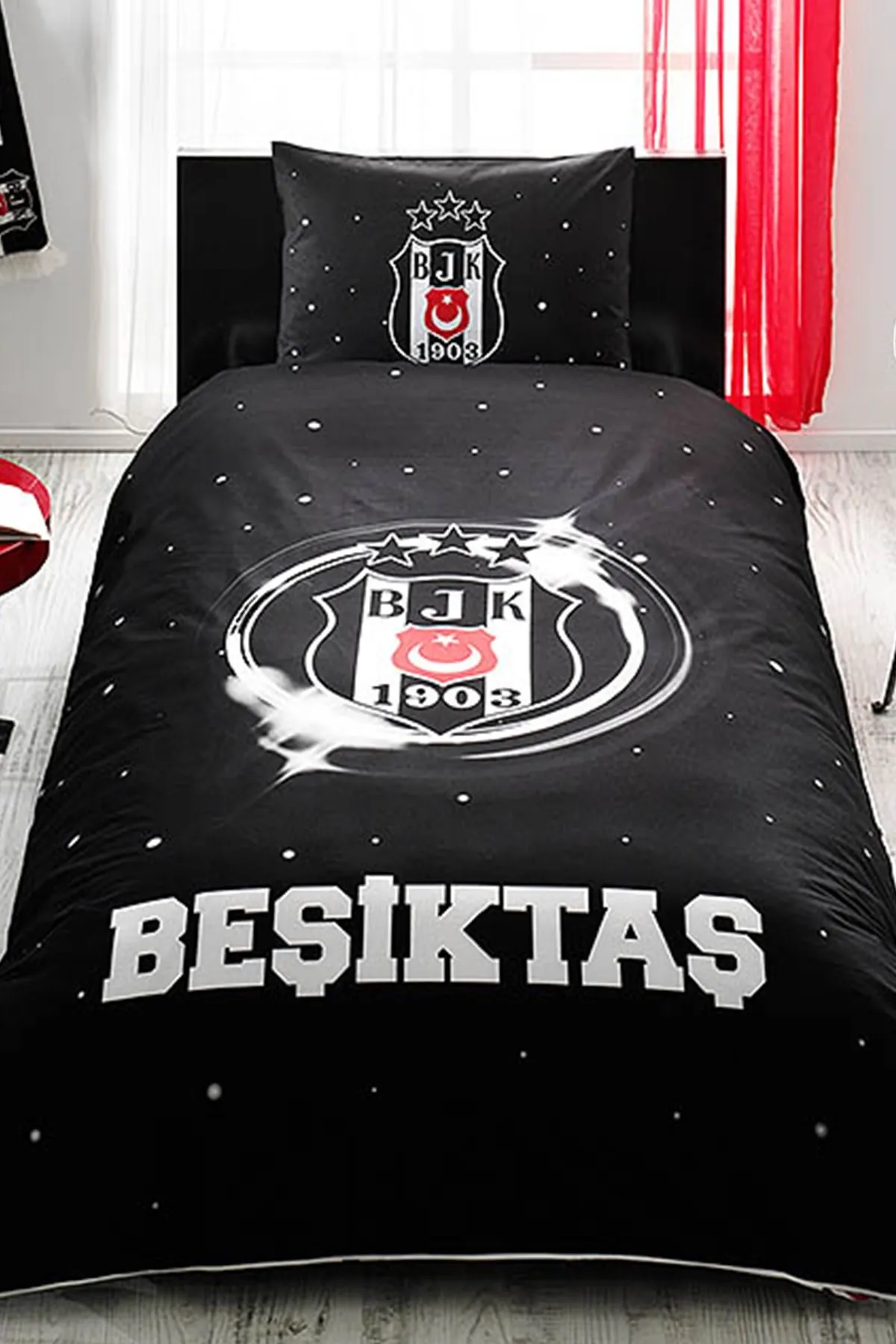 Корона лицензированный пододеяльник Besiktas 3. Star