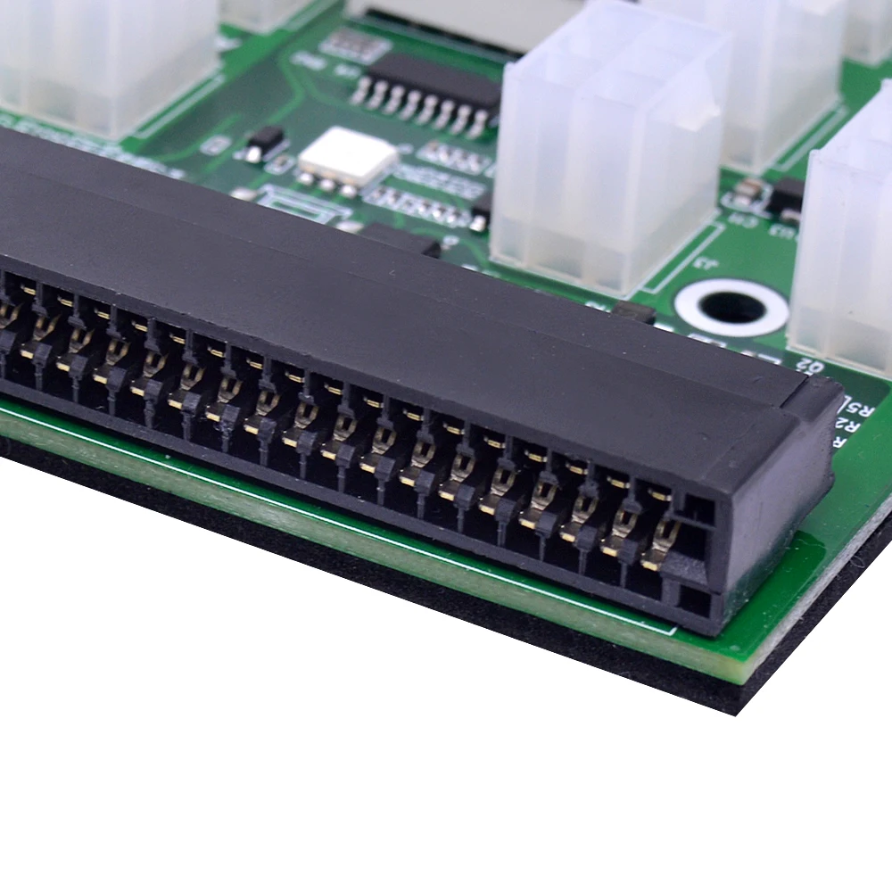 CHIPAL Power Module Breakout Board for HP 750W 1200W PSU Server Power Conversion +17pcs 12pcs 6Pin to 8Pin Power Cable for BTC-3