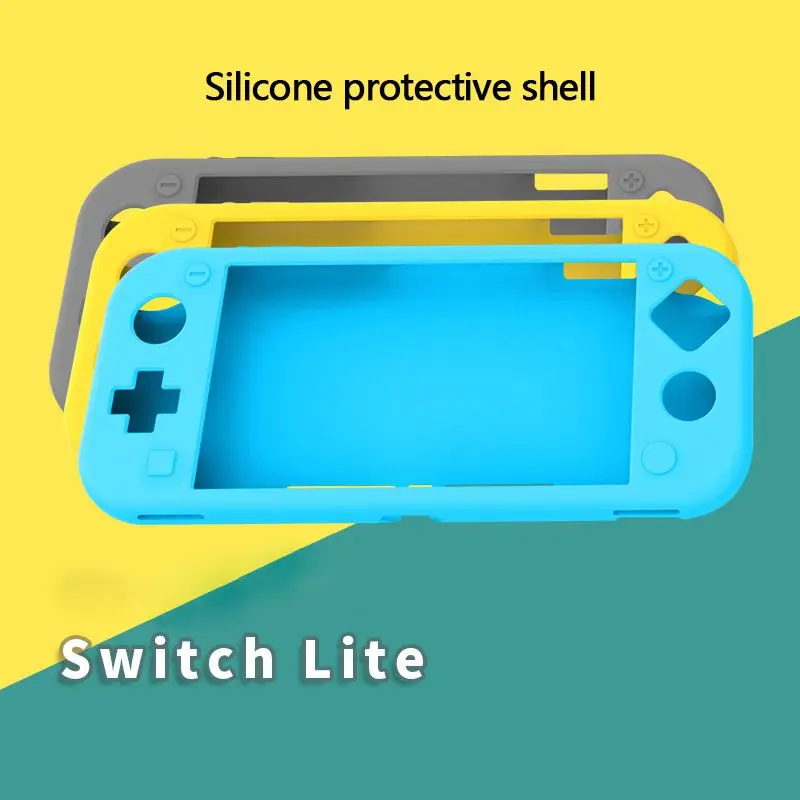 Новое поступление, подходит для переключения Lite, мини игровая консоль, силикагель, полная посылка, защитный чехол, чехол с подарочной закаленной пленкой