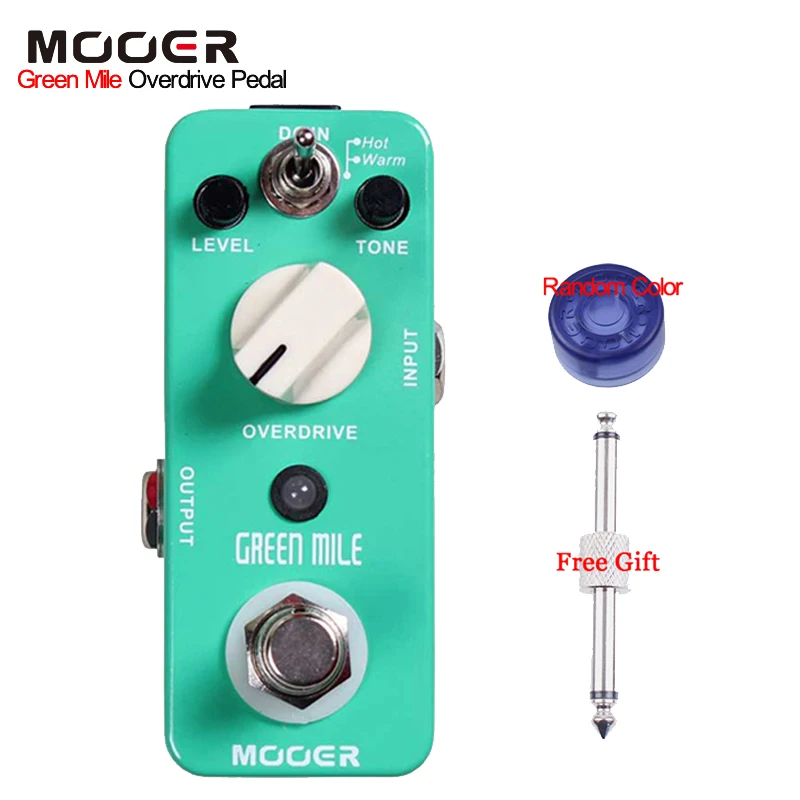 MOOER Micro Green Mile Overdrive Compact Tube creamer педаль звукового эффекта True Bypass с бесплатным разъемом