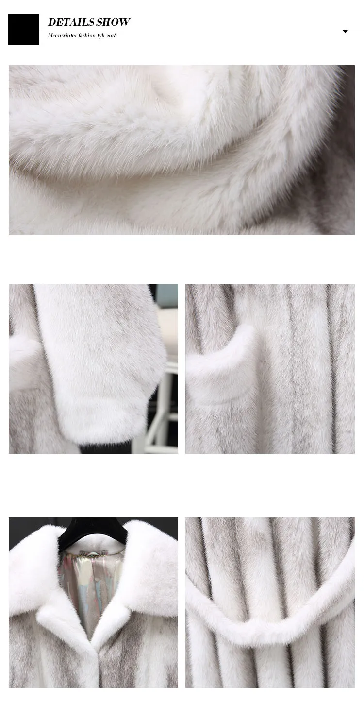 mink coat real natural fur coat long coat women coat winter coat real mink fur coat