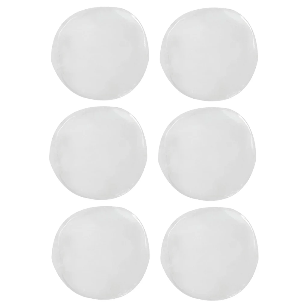 6Pcs Drum Accessory Drum Mute Silencer Pads Silicone for Rock Band Drum Part