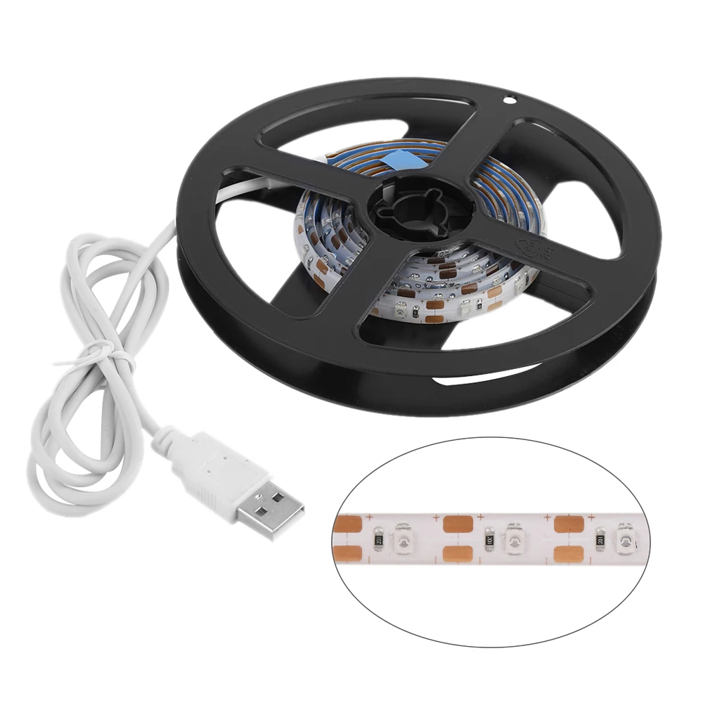 ICOCO 50/100/200/300 см DC5V USB Питание Водонепроницаемый Светодиодные ленты светильник SMD3528 праздник Рождества декоративные ТВ фон по доступной цене