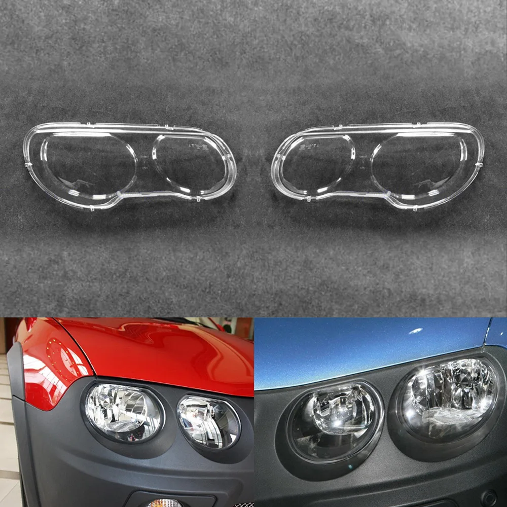 A Pair Для MG 3 SW фары объектив автомобиля фары Крышка Замена прозрачное стекло авто оболочка Крышка - Цвет: A Pair