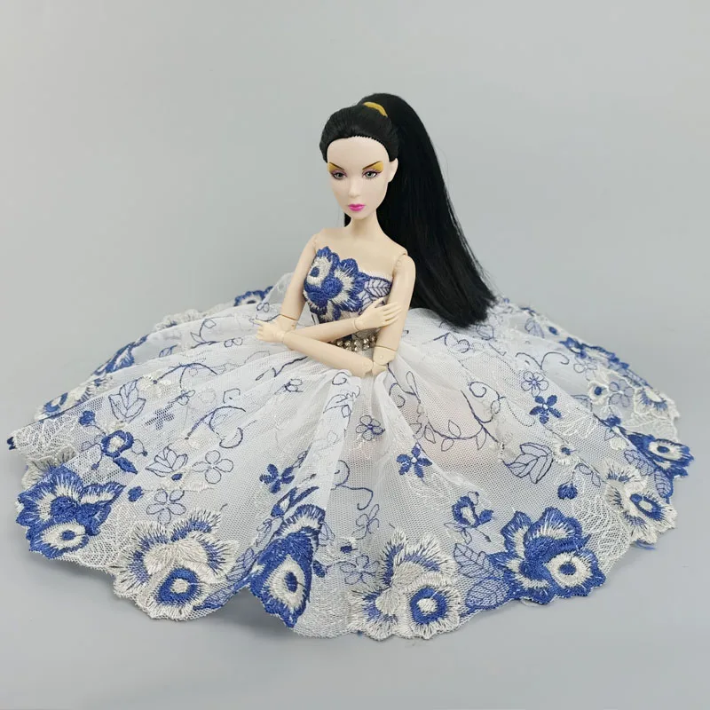 Details about   Blue Fashion Ballet Dress For Barbie Doll Outfits 1/6 Dolls Accessories Clothes 
