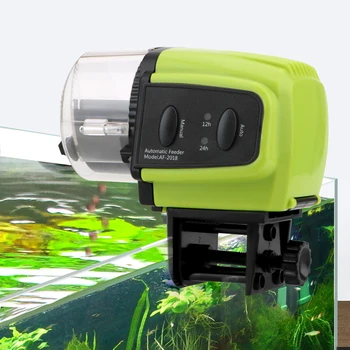 

Automatic Fish Timer Feeder Portable Fish Feeder Tools Food Feeding Digital Display Plastic 1 Pcs Home Aquarium