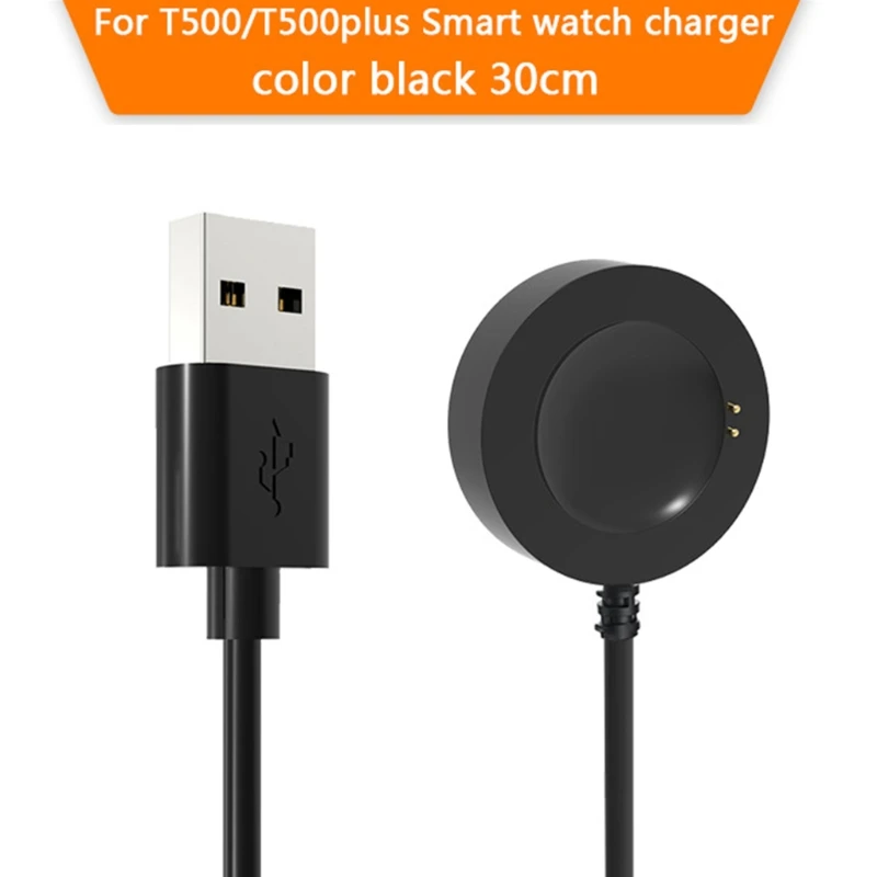 Charger Adapter Compatible with T500 T500plus Watch Charging Cable Dock Mount Bracket Base Smartwatch Stable Accessries 24BB