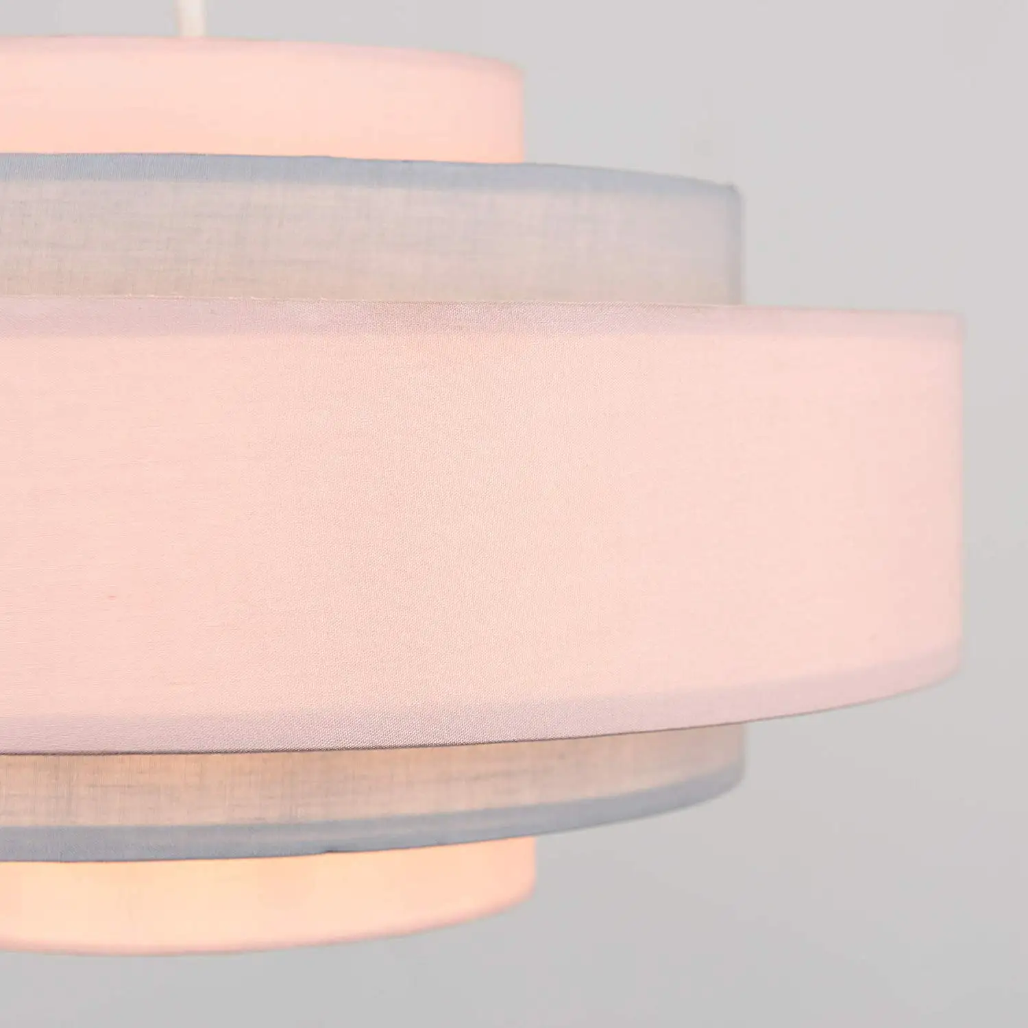 Современный 5 ярусов цилиндр подвесной потолочный светильник тенты в розовой отделкой