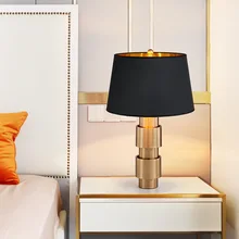 Европейская роскошная Хрустальная настольная лампа, прикроватный столик для спальни, индивидуальный постмодерн, светильник, роскошная декоративная настольная лампа