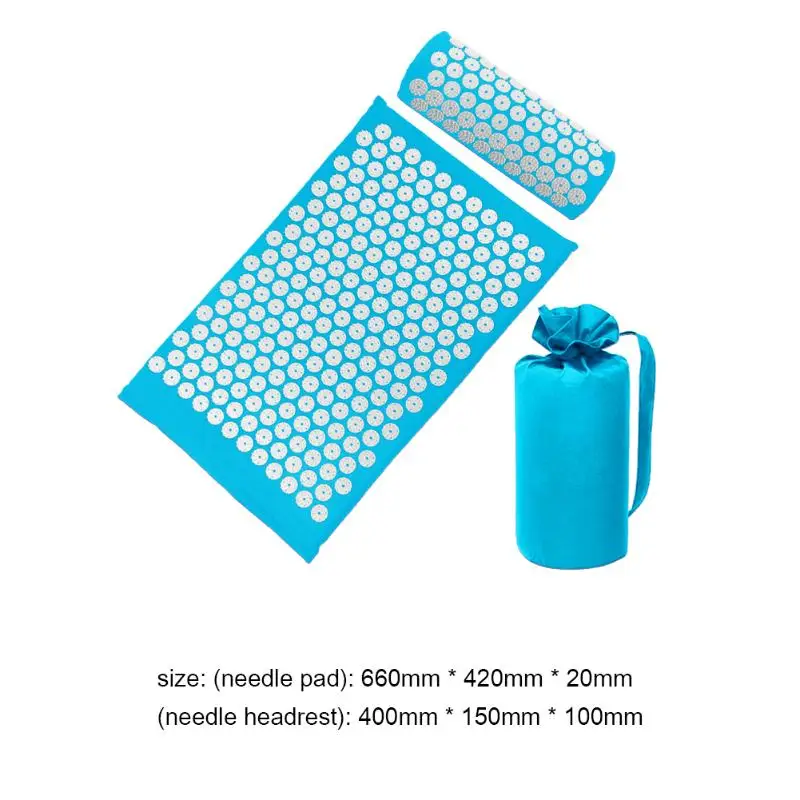 Acupressure Massage Mat with Pillow set to body Relaxation to Release Stress and Tension 30 Acupressure Massage Mat with Pillow set to body Relaxation to Release Stress and Tension 35