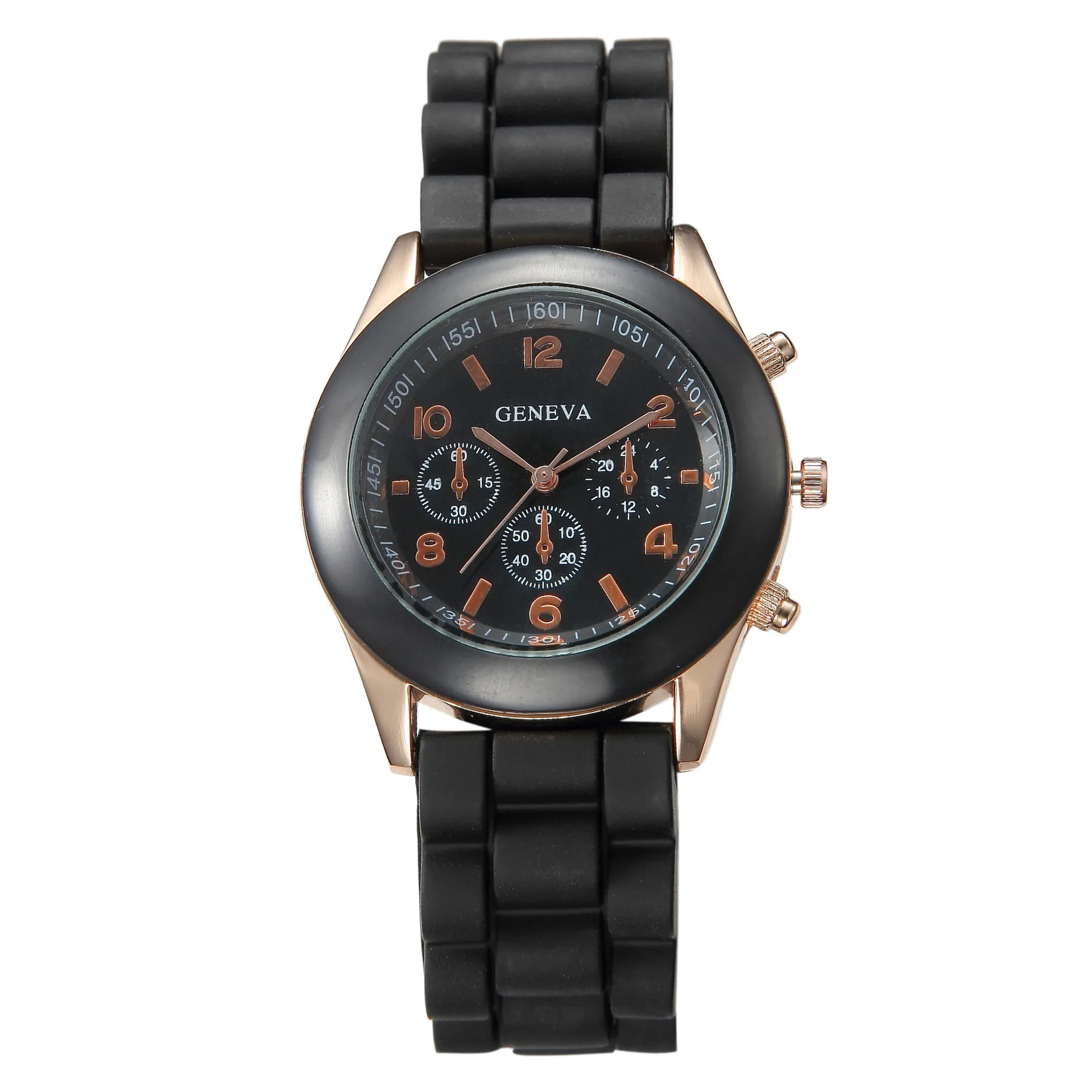 

Geneva Silicone Watch Korean-style Beautiful Fashion Color Jelly Students Leisure Table