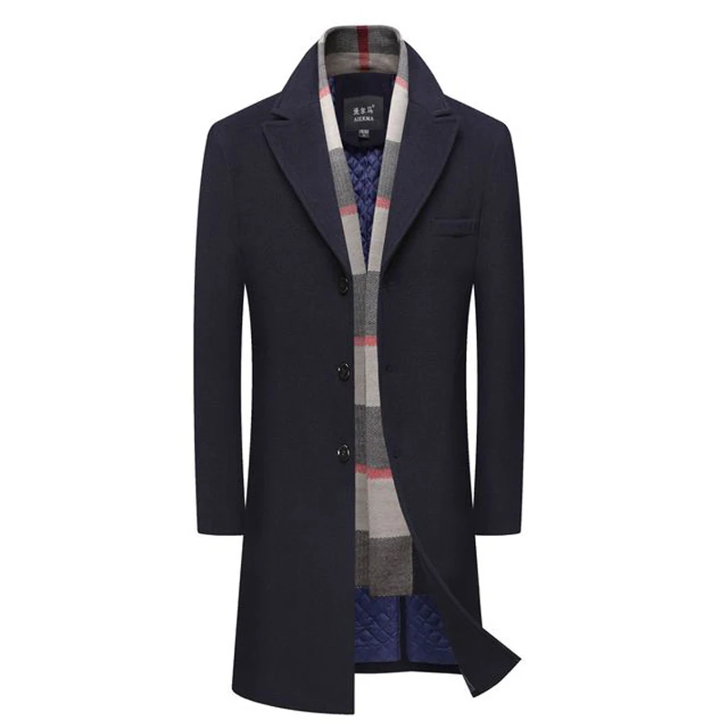 Abrigo Caban Espíritu Marino De Lana Pea Coat Negro - Brandit