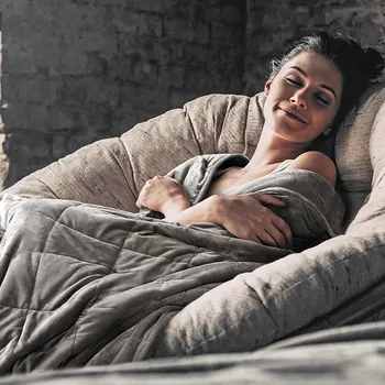 

Weighted Blanket for Adult Gravity Blankets Decompression Sleep Aid Pressure Weighted Quilt,Air Insomnia Conditioning Quilt