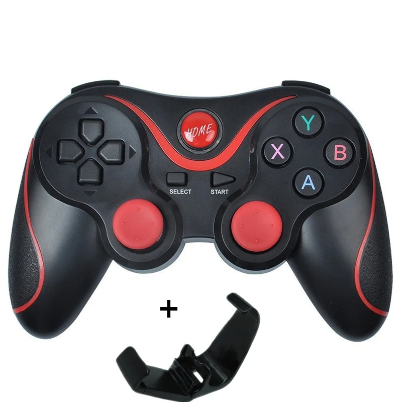 

Bluetooth3.0 Smart Phone Wireless Gamepad Game Controller Joystick For Android IOS Mobile Phones PC Game Handle With Holder