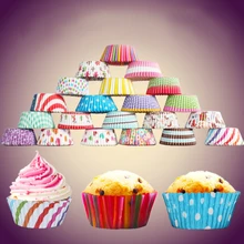 100 шт форма для выпечки тортов, анти-бумага, 5*3,2 см, лоток для ухода за тортом, для выпечки тортов, яиц, кухонные аксессуары, инструменты для украшения кондитерских изделий, 29 цветов