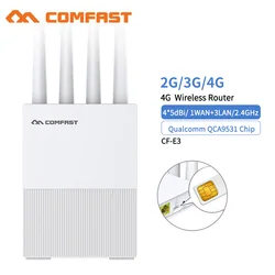 Roteador wi fi de alta velocidade para exteriores, 2.4ghz, sem fio, 4 antenas, para cpu de alta velocidade